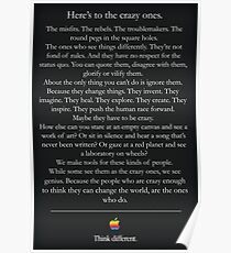 Think Different Poster