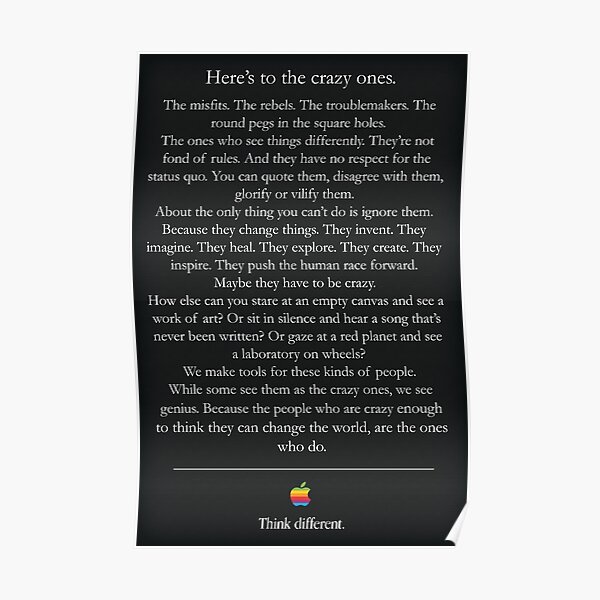 Think Different Poster