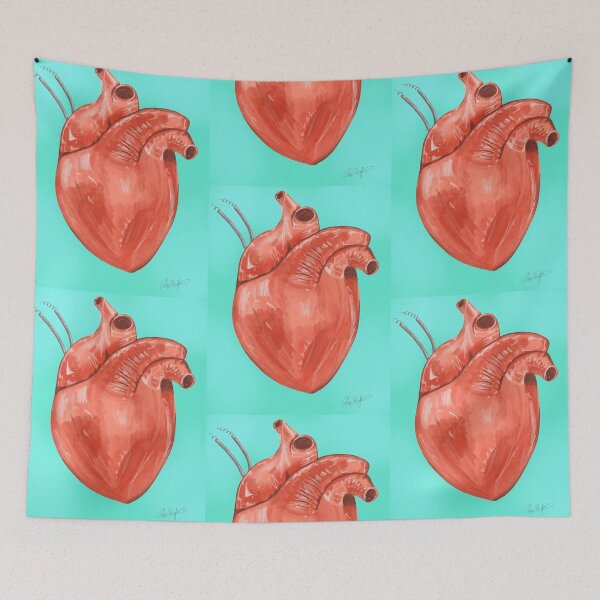Item preview, Anatomical Heart With Pacemaker Medical Art Doctor Cardiologist designed and sold by ampasternock.