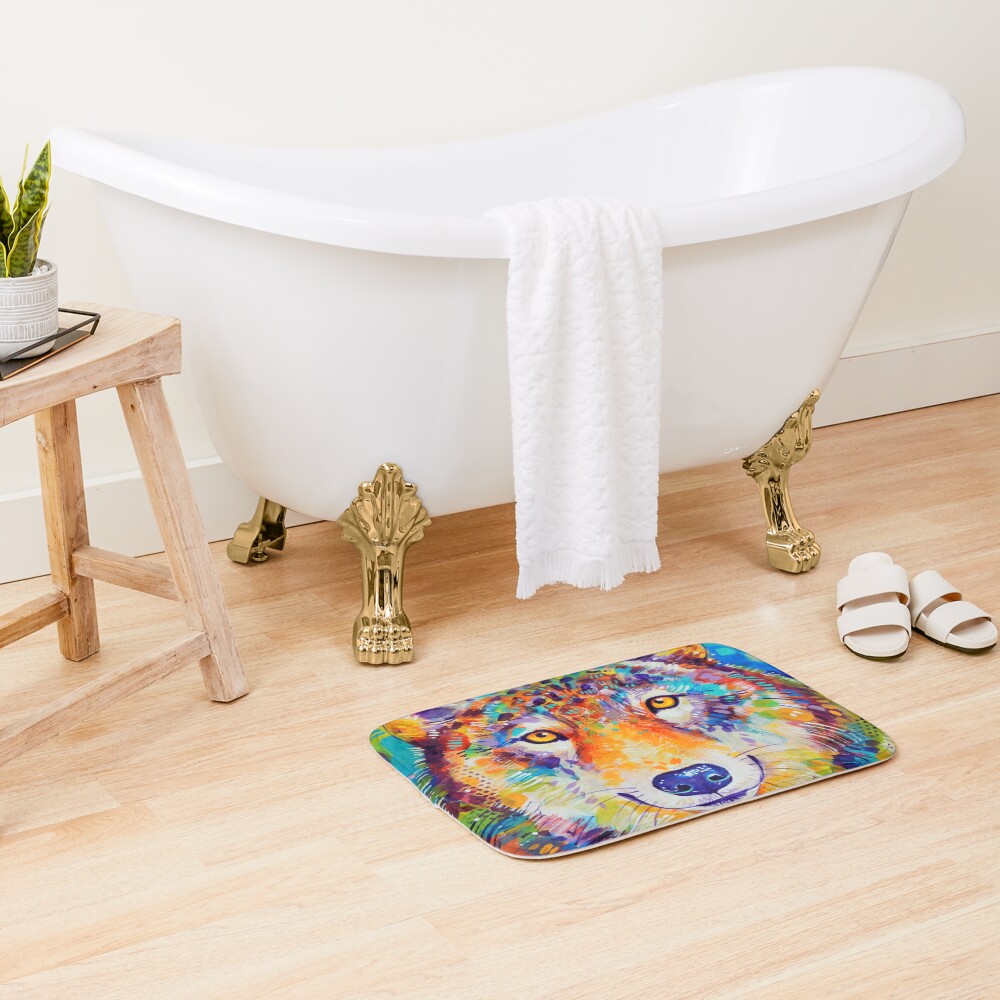 Item preview, Bath Mat designed and sold by TooMuchColor.