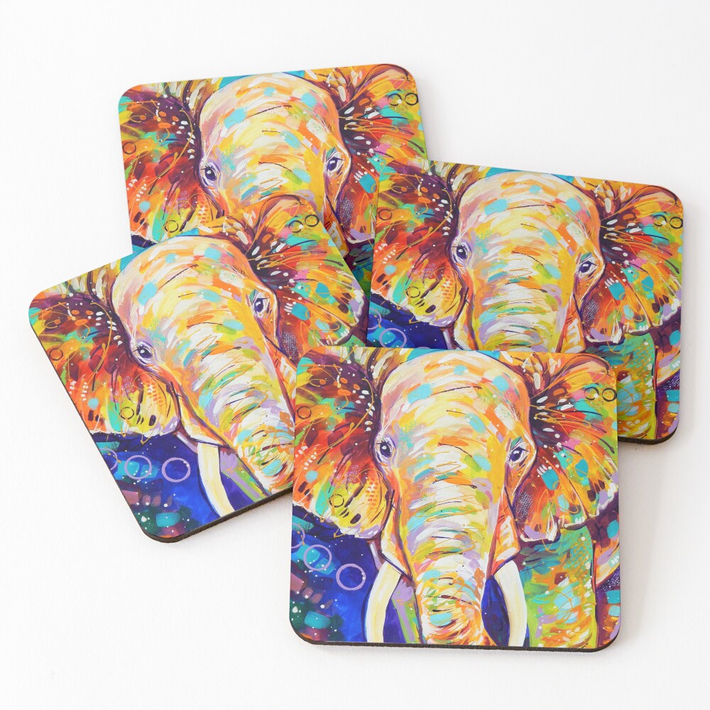Item preview, Coasters (Set of 4) designed and sold by TooMuchColor.
