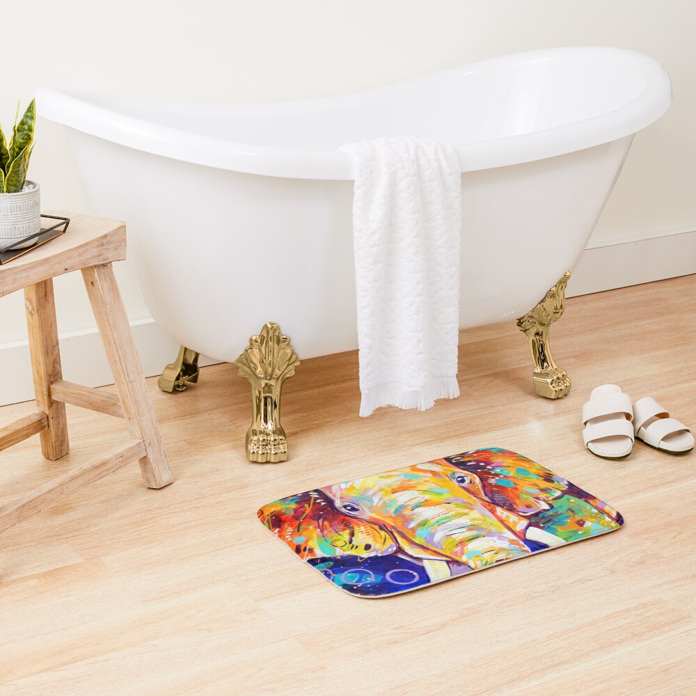 Item preview, Bath Mat designed and sold by TooMuchColor.