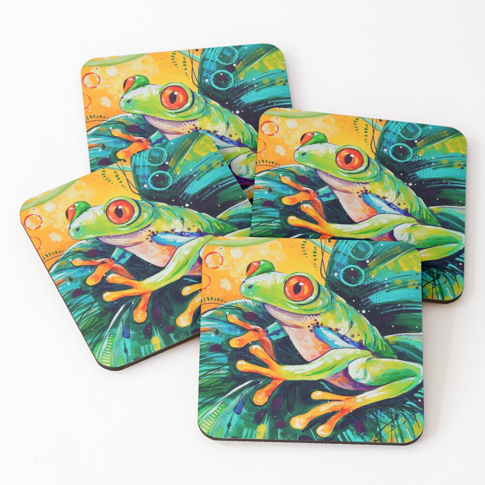 Item preview, Coasters (Set of 4) designed and sold by TooMuchColor.