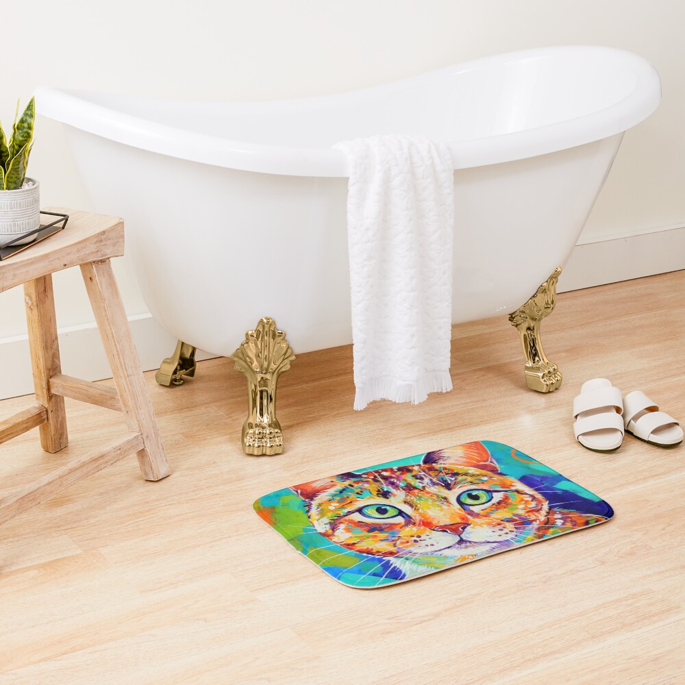 Item preview, Bath Mat designed and sold by TooMuchColor.