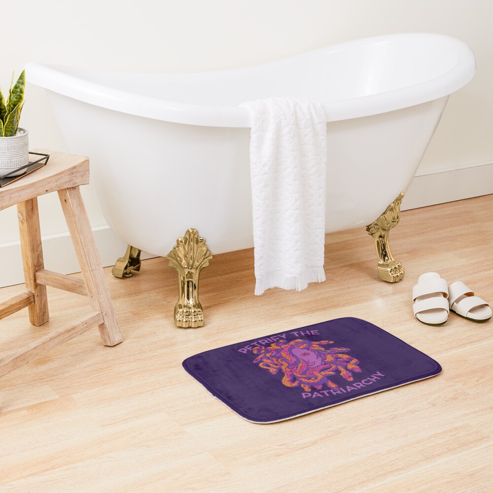 Petrify The Patriarchy Bath Mat