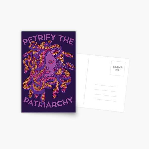 Petrify The Patriarchy Postcard