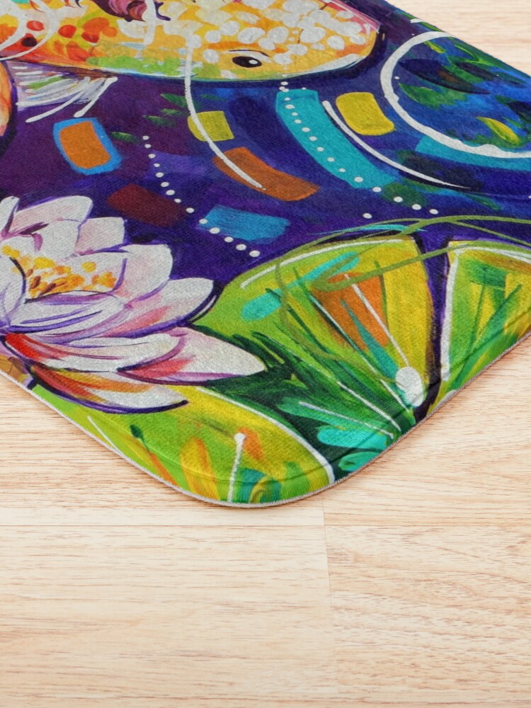 Alternate view of 3 Koi Fish Bath Mat