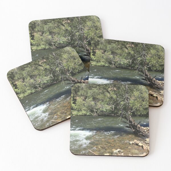 Item preview, Tree bends over Mokelumne River designed and sold by Rita Kindle.