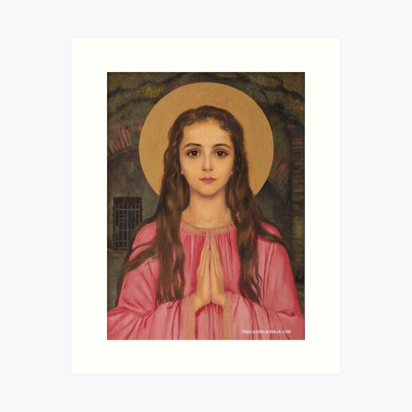 Item preview, Saint Philomena designed and sold by catholicninja.