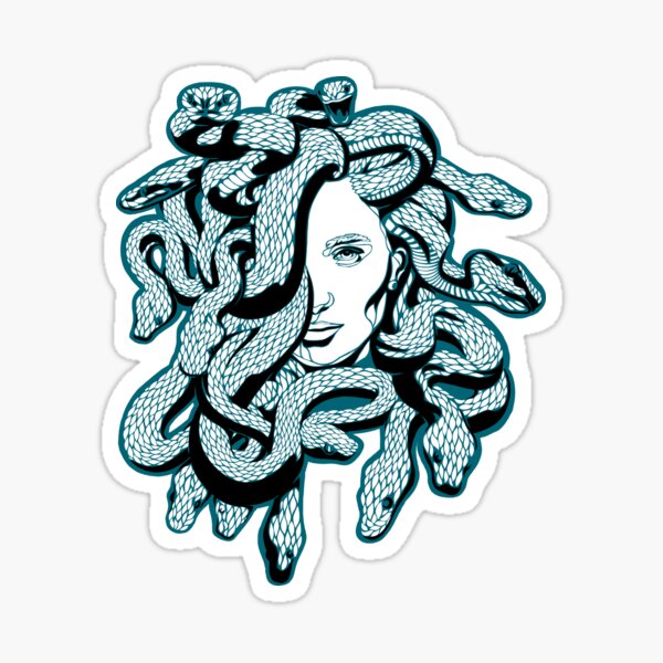 Stone Cold Medusa Sticker