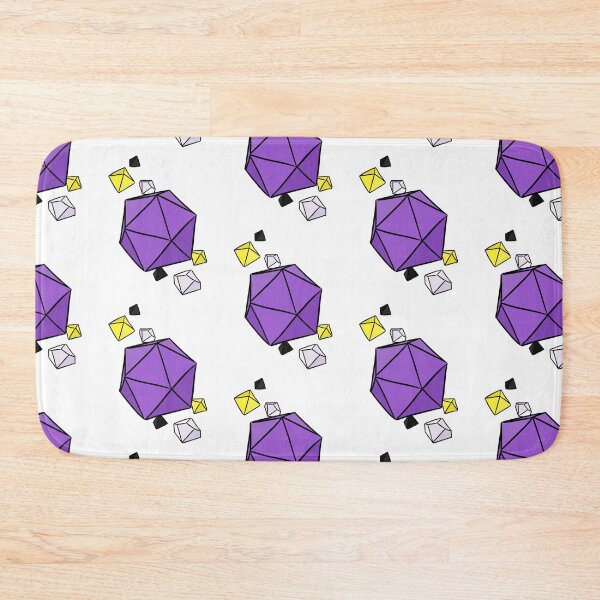 Item preview, Nonbinary Pride Colors Dice Set designed and sold by Blizardstar.