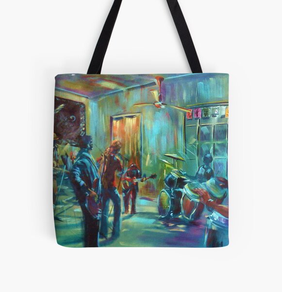 Jam at T-bones Agnes Water All Over Print Tote Bag