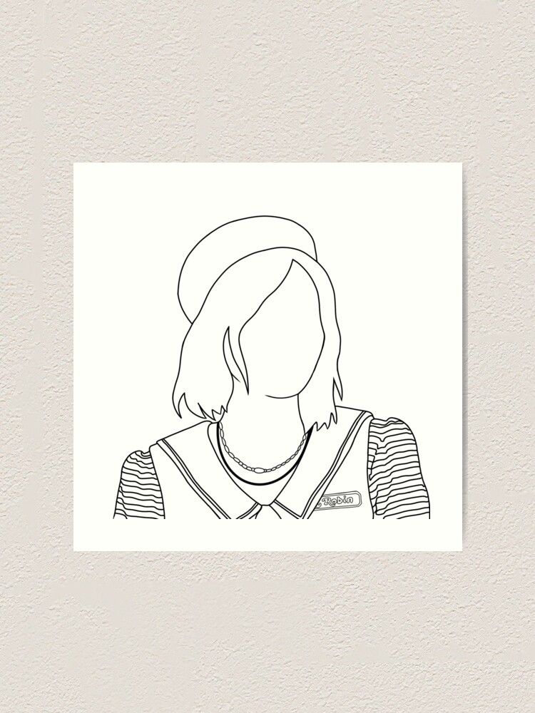 "Robin Stranger Things V2" Art Print for Sale by TillyJones | Redbubble