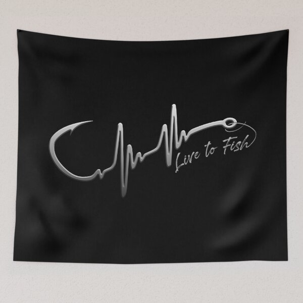 Item preview, Live to Fish - Chrome designed and sold by CRYPTIC ART & DESIGN.