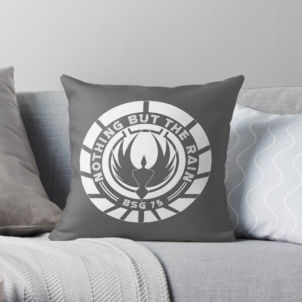 Nothing But the Rain Throw Pillow