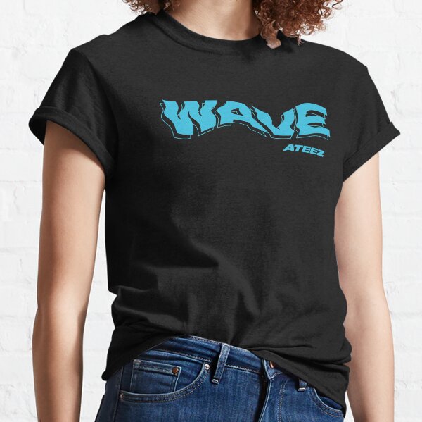 KPOP ATEEZ WAVE T-shirt classique