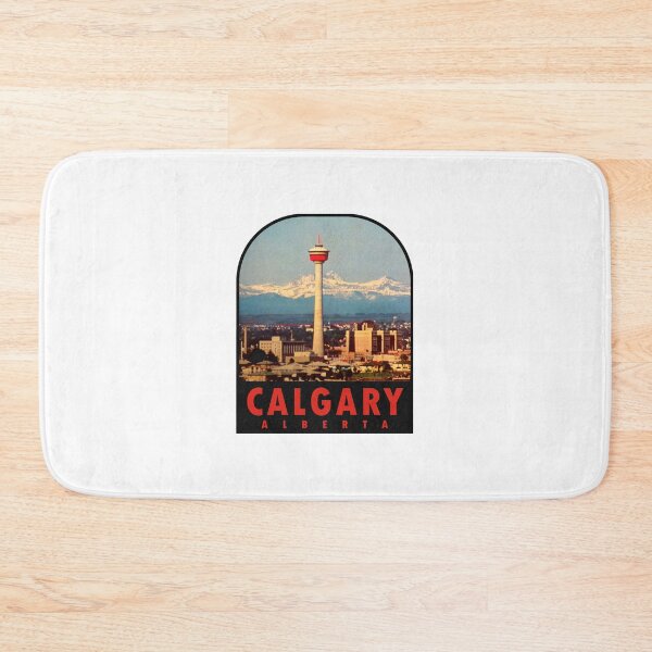 Item preview, Calgary Alberta Canada Vintage Travel Decal designed and sold by hilda74.