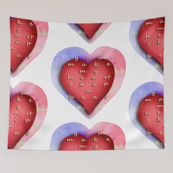 Item preview, Heart Skips A Beat Red Heart designed and sold by Ohlordi.