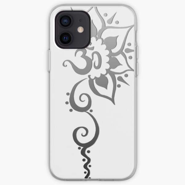 Rising Om - Silver Fade iPhone Soft Case