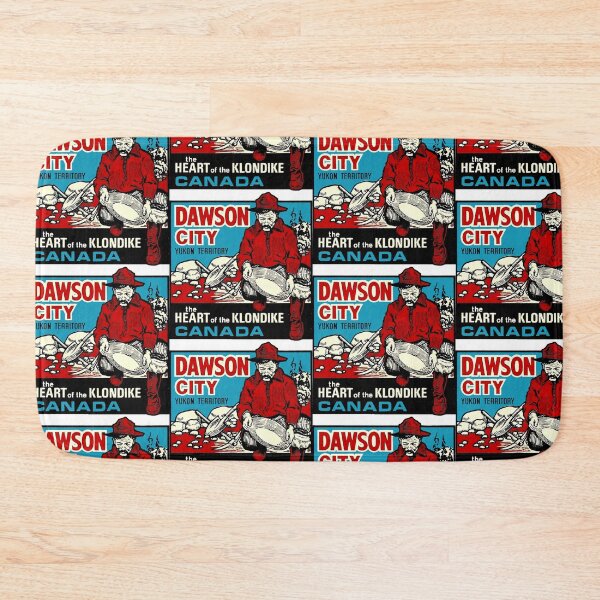 Item preview, Dawson City Yukon Territory Canada Vintage Travel Decal designed and sold by hilda74.