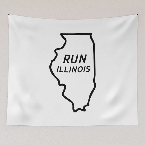 Item preview, Run Illinois designed and sold by SunnyLemonader.