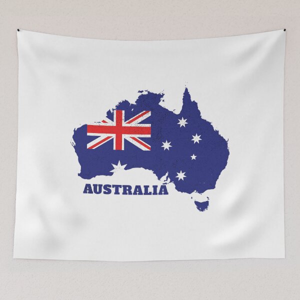 Item preview, Australia map, Australian  designed and sold by marosharaf.