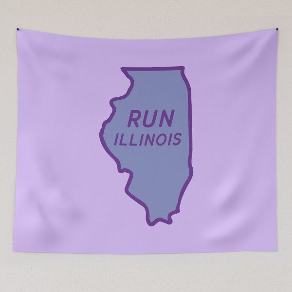 Item preview, Run Illinois designed and sold by SunnyLemonader.