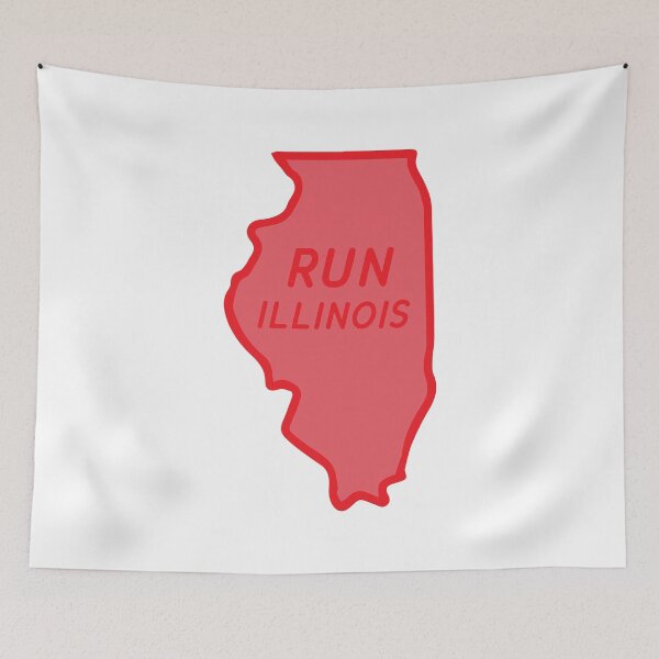 Item preview, Run Illinois designed and sold by SunnyLemonader.