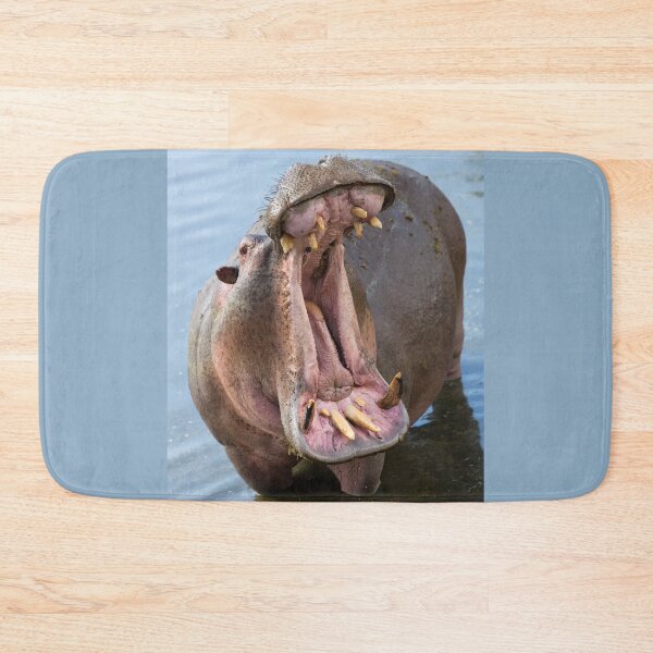 Item preview, Hippo's (Hippopotamus amphibius) Open Mouth designed and sold by Yair Karelic.