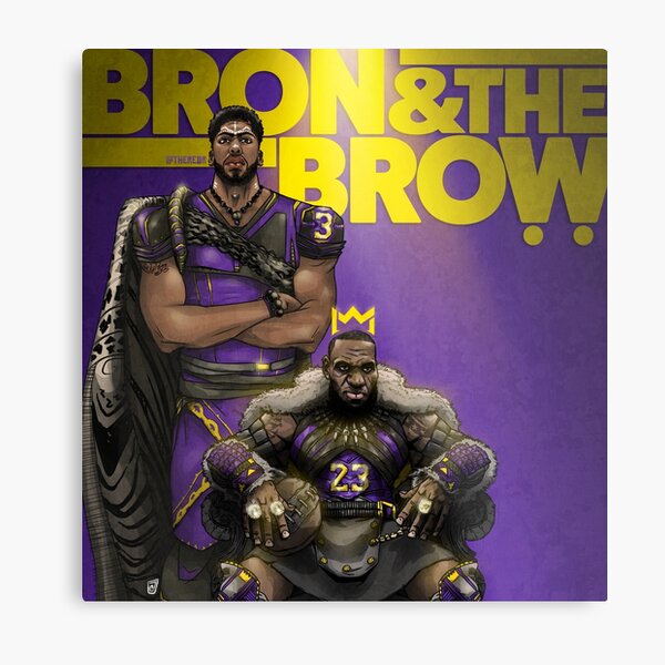 "BRON & THE BROW" Metal Print