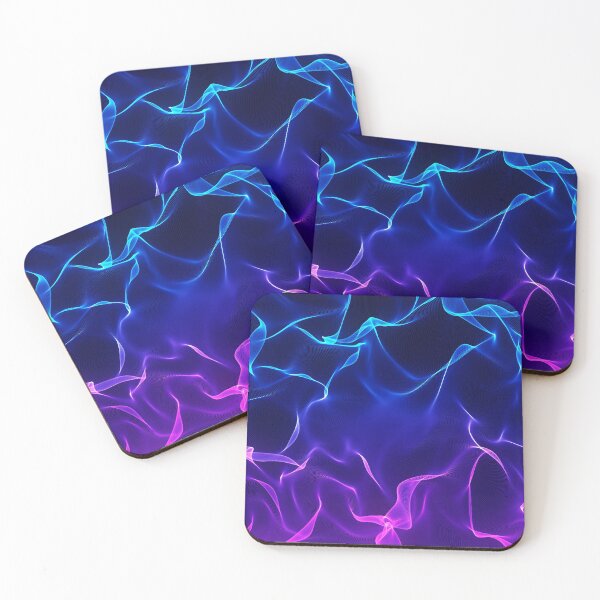 Item preview, Elegant Abstract Waves -blue and purple- designed and sold by lematworks.