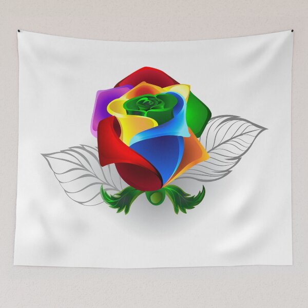 Item preview, Rainbow rose bud ( Rainbow roses ) designed and sold by Blackmoon9.