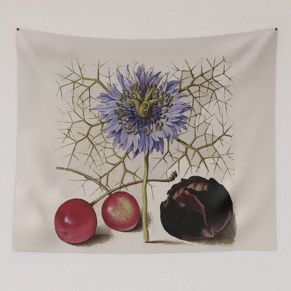 Item preview, Love-in-a-Mist, Sweet Cherry, and Spanish Chestnut Joris Hoefnagel Remastered  designed and sold by Artistree.