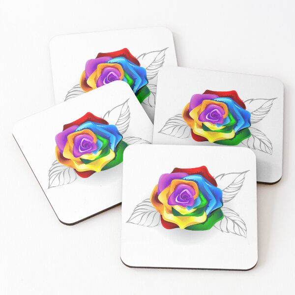 Item preview, Rainbow rose bud ( Rainbow roses ) designed and sold by Blackmoon9.
