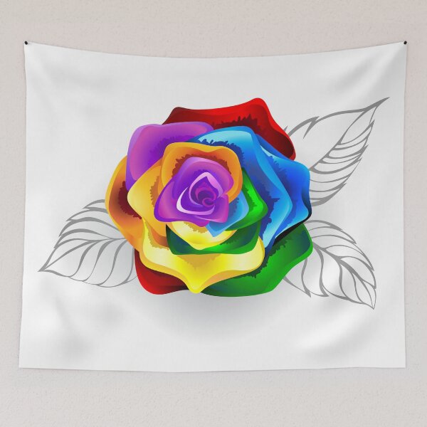 Item preview, Rainbow rose bud ( Rainbow roses ) designed and sold by Blackmoon9.