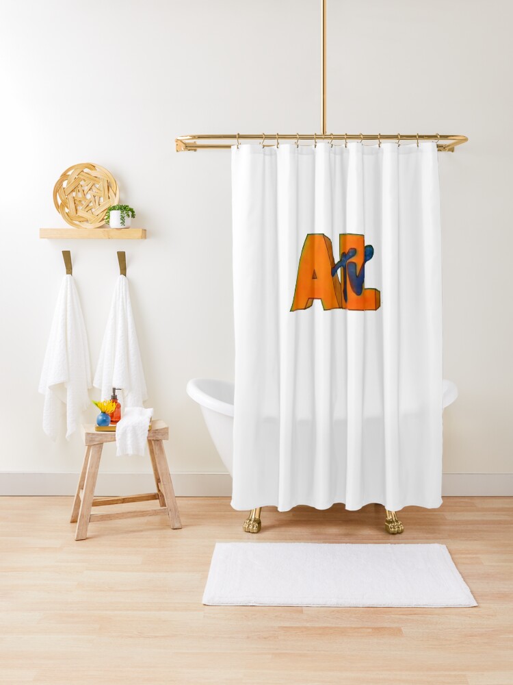 Al Tv Weird Al Shower Curtain By Smoggysmoggy Redbubble