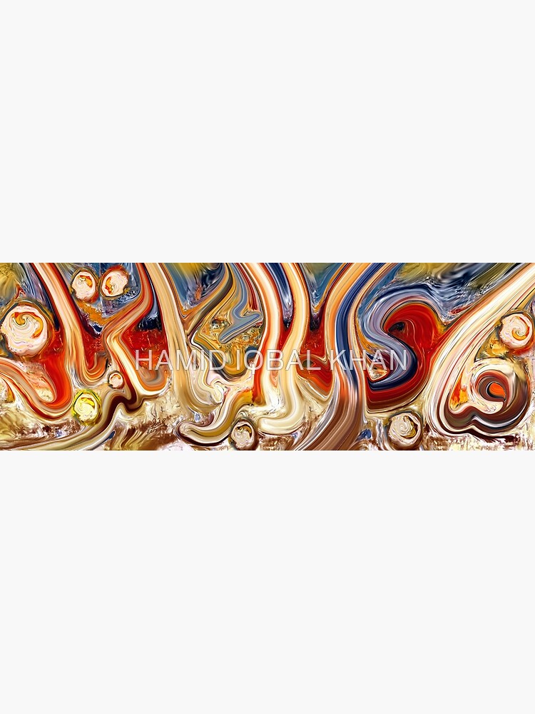Fabi Ayyi Ala Abstract Painting by hamidsart