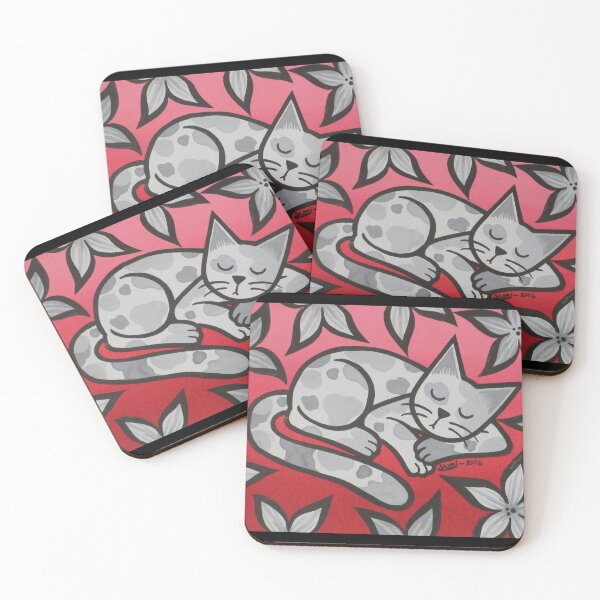 Item preview, Sleeping Gray Kitty designed and sold by Jami Moore.