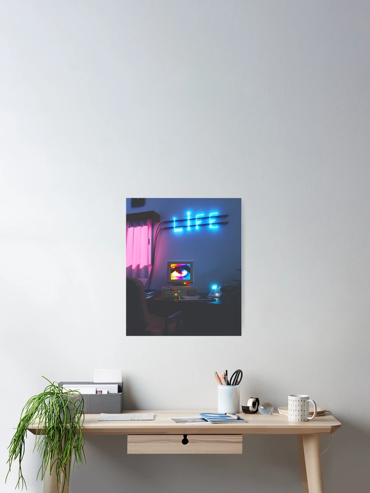 Thumbnail 2 of 3, Poster, Life designed and sold by Devansh Atray.