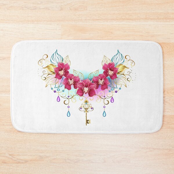 Item preview, Pink Orchids with Beads and Gold Key designed and sold by Blackmoon9.