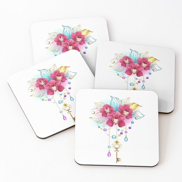 Item preview, Pink Orchid with Gold Key designed and sold by Blackmoon9.
