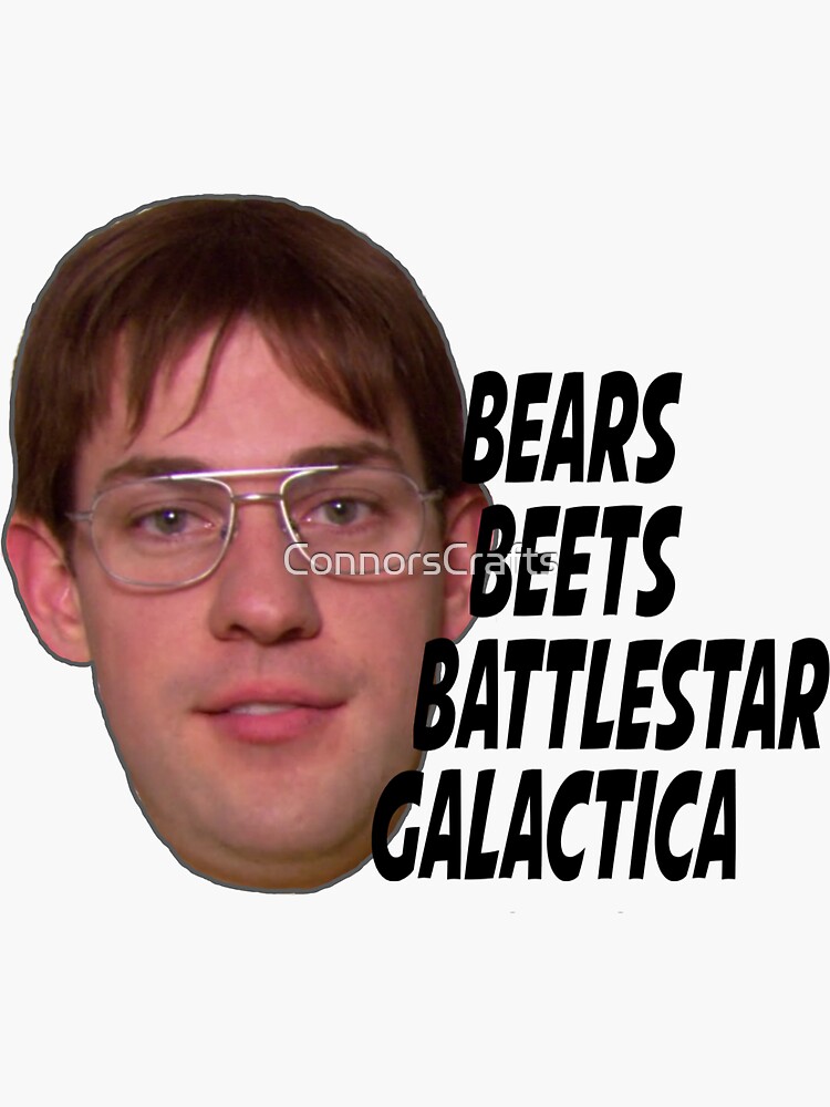 "The Office Jim Halpert (Bears, Beets, Battlestar Galactica