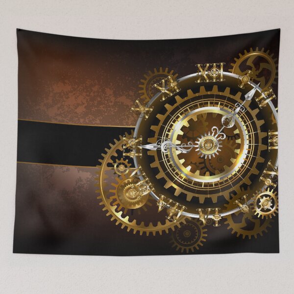 Item preview, Clock with Gears ( Steampunk Clock ) designed and sold by Blackmoon9.