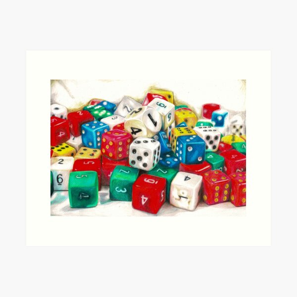 Dice Art Print