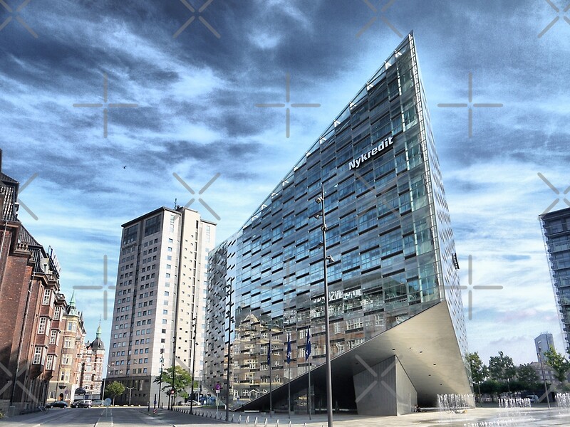 "The Nykredit Crystal Building" by Larry Davis Redbubble
