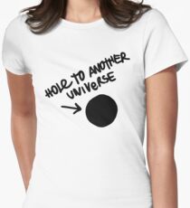 Hole To Another Universe Graffiti (Life is Strange)-- Tilted Women's Fitted T-Shirt
