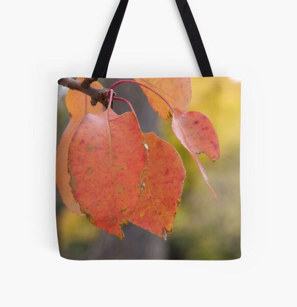 Orange Leaf  All Over Print Tote Bag