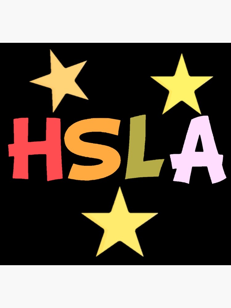 "HSLA flag" Poster by HomeschoolingLA Redbubble