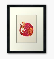 The Ethnic Armadillo Framed Print