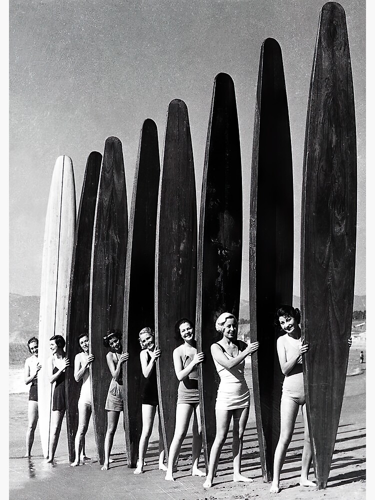 Poster Surf Noir Et Blanc